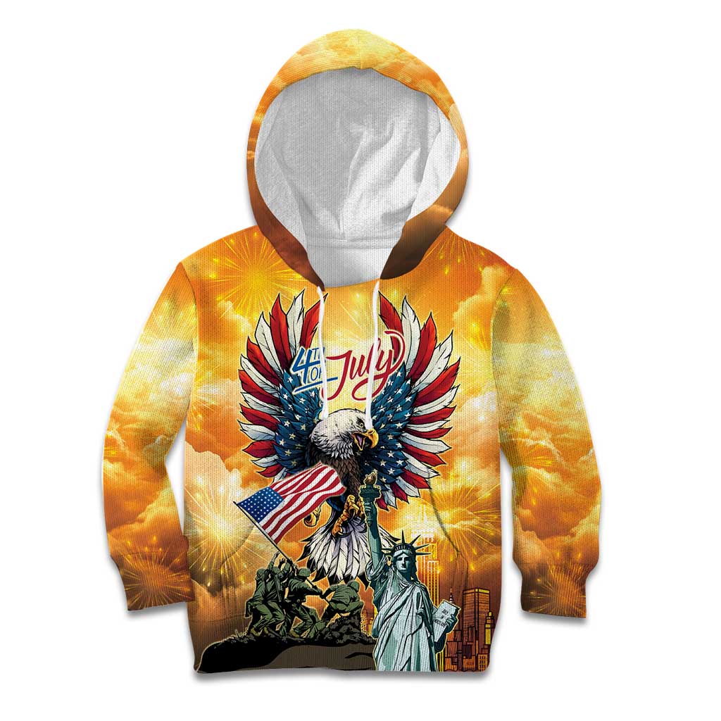 United States Fourth Of July Kid Hoodie Happy Independence Day