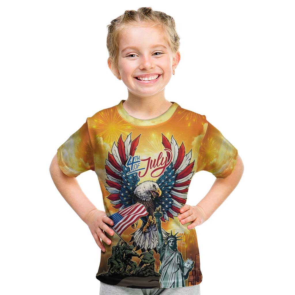 United States Fourth Of July Kid T Shirt Happy Independence Day