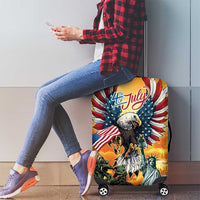 United States Fourth Of July Luggage Cover Happy Independence Day