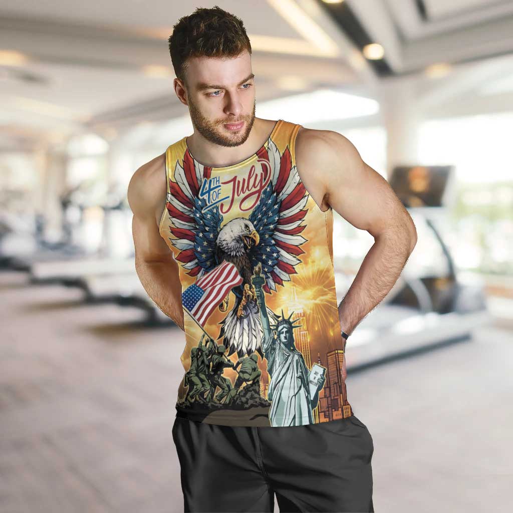 United States Fourth Of July Men Tank Top Happy Independence Day