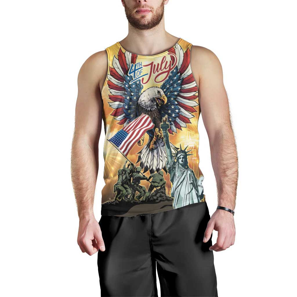 United States Fourth Of July Men Tank Top Happy Independence Day