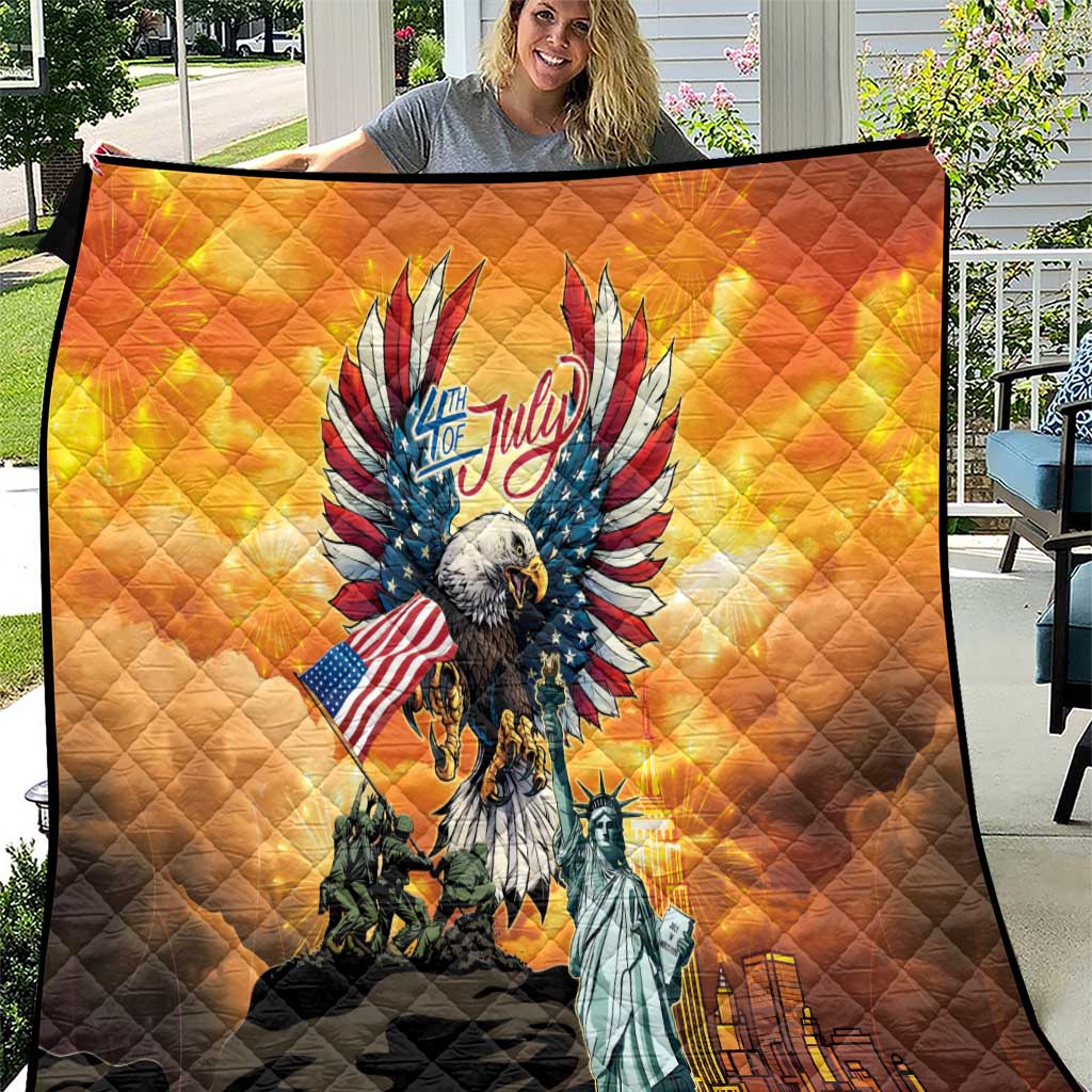 United States Fourth Of July Quilt Happy Independence Day