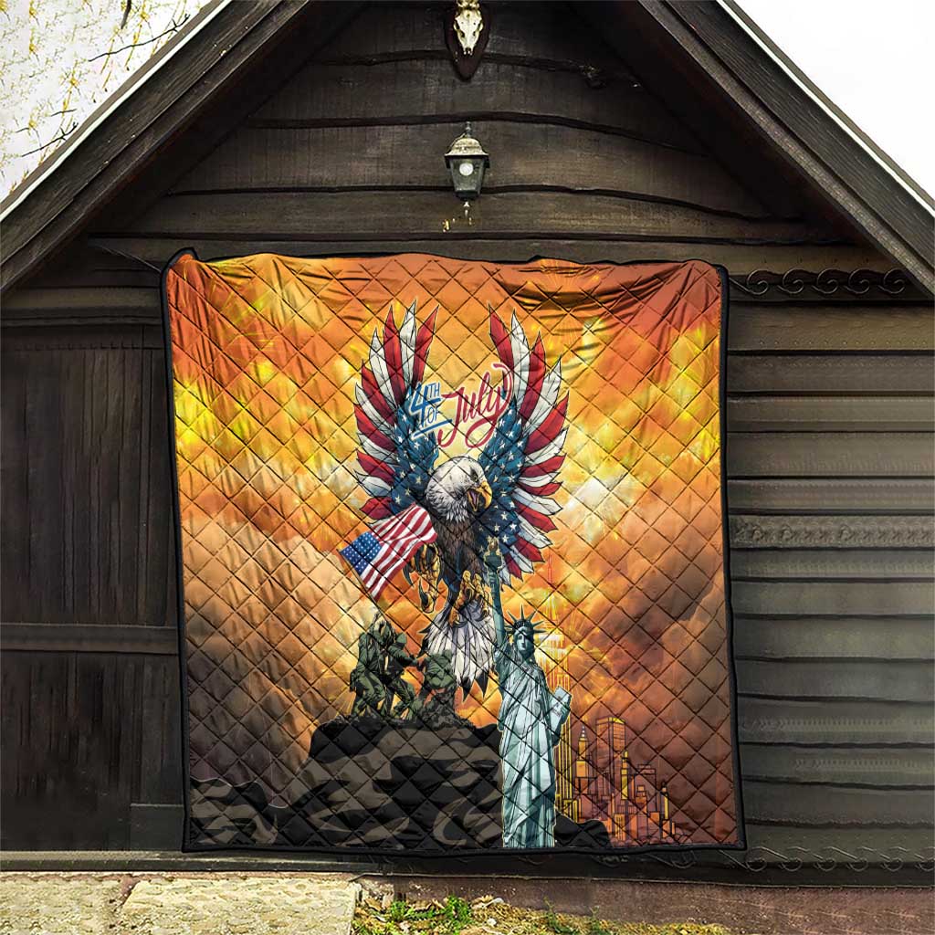 United States Fourth Of July Quilt Happy Independence Day