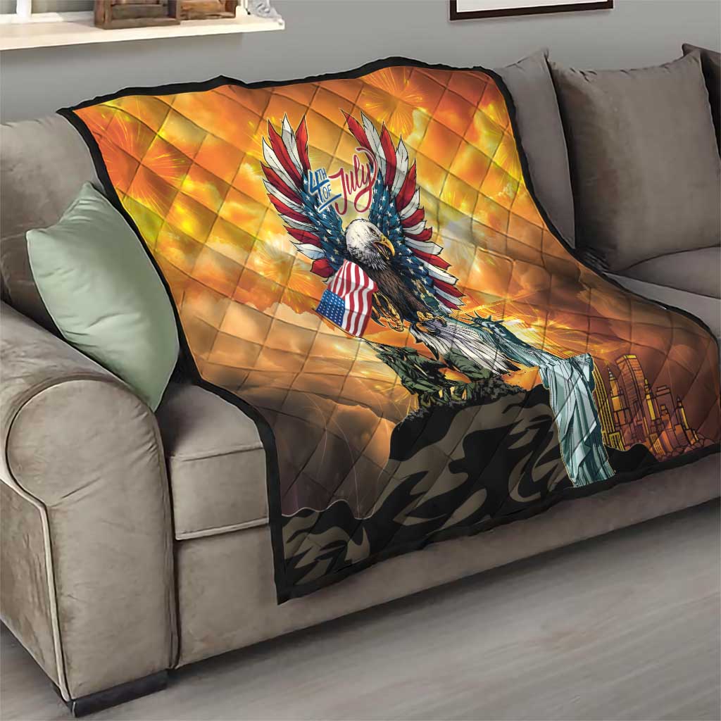 United States Fourth Of July Quilt Happy Independence Day