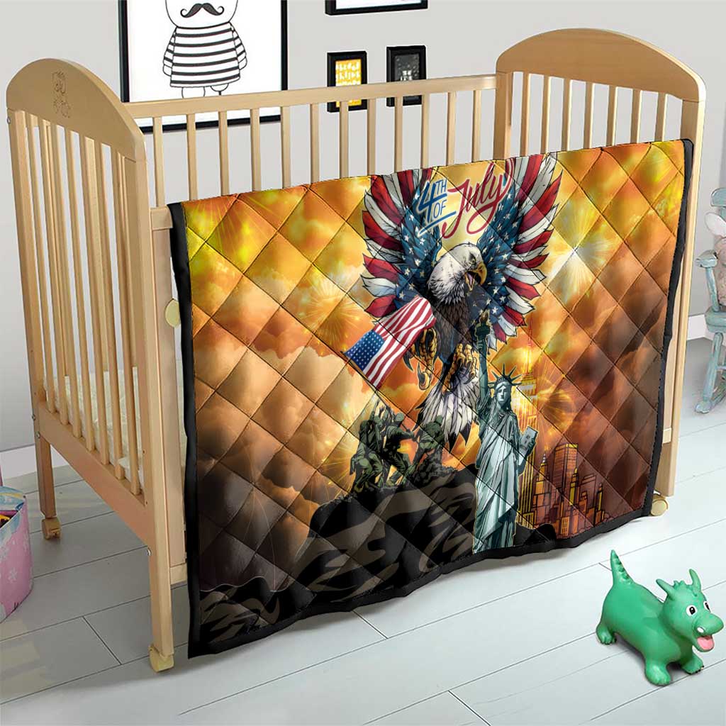 United States Fourth Of July Quilt Happy Independence Day