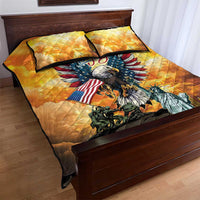 United States Fourth Of July Quilt Bed Set Happy Independence Day