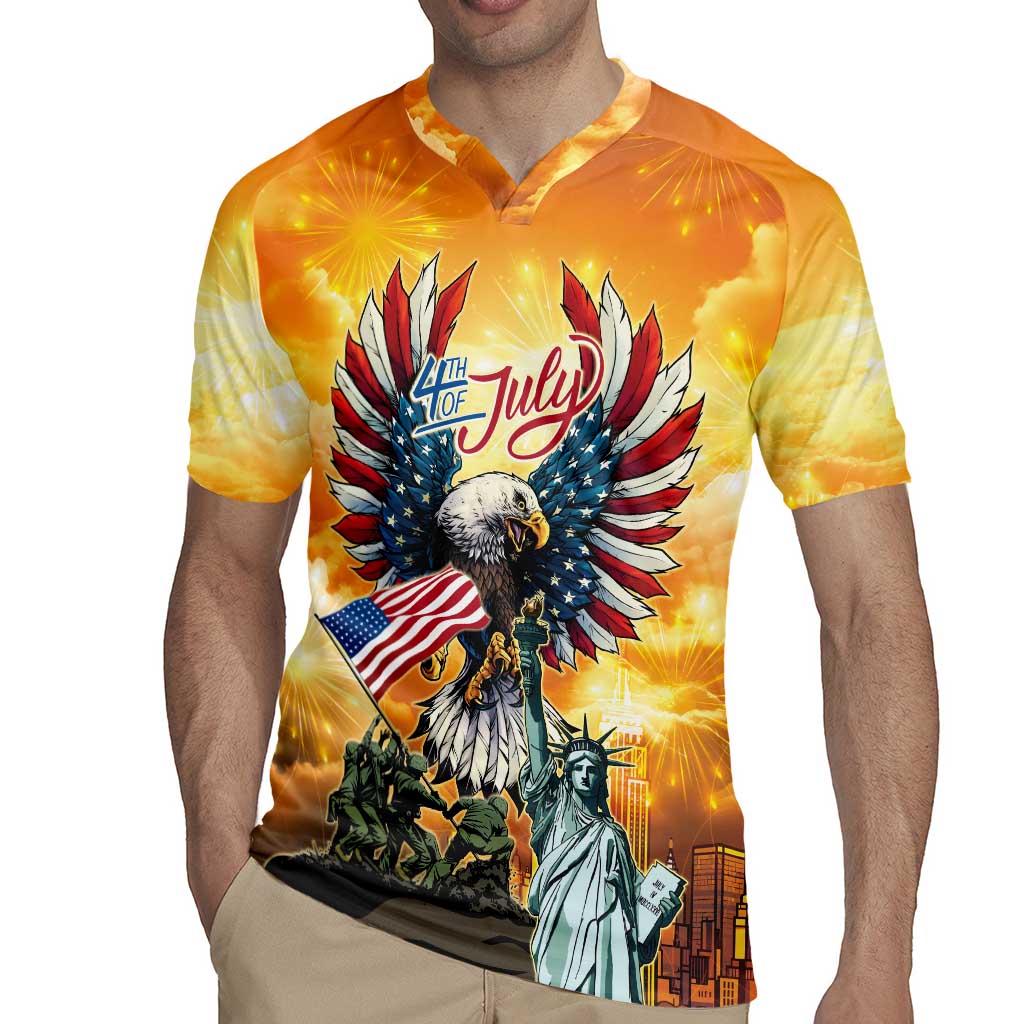 United States Fourth Of July Rugby Jersey Happy Independence Day