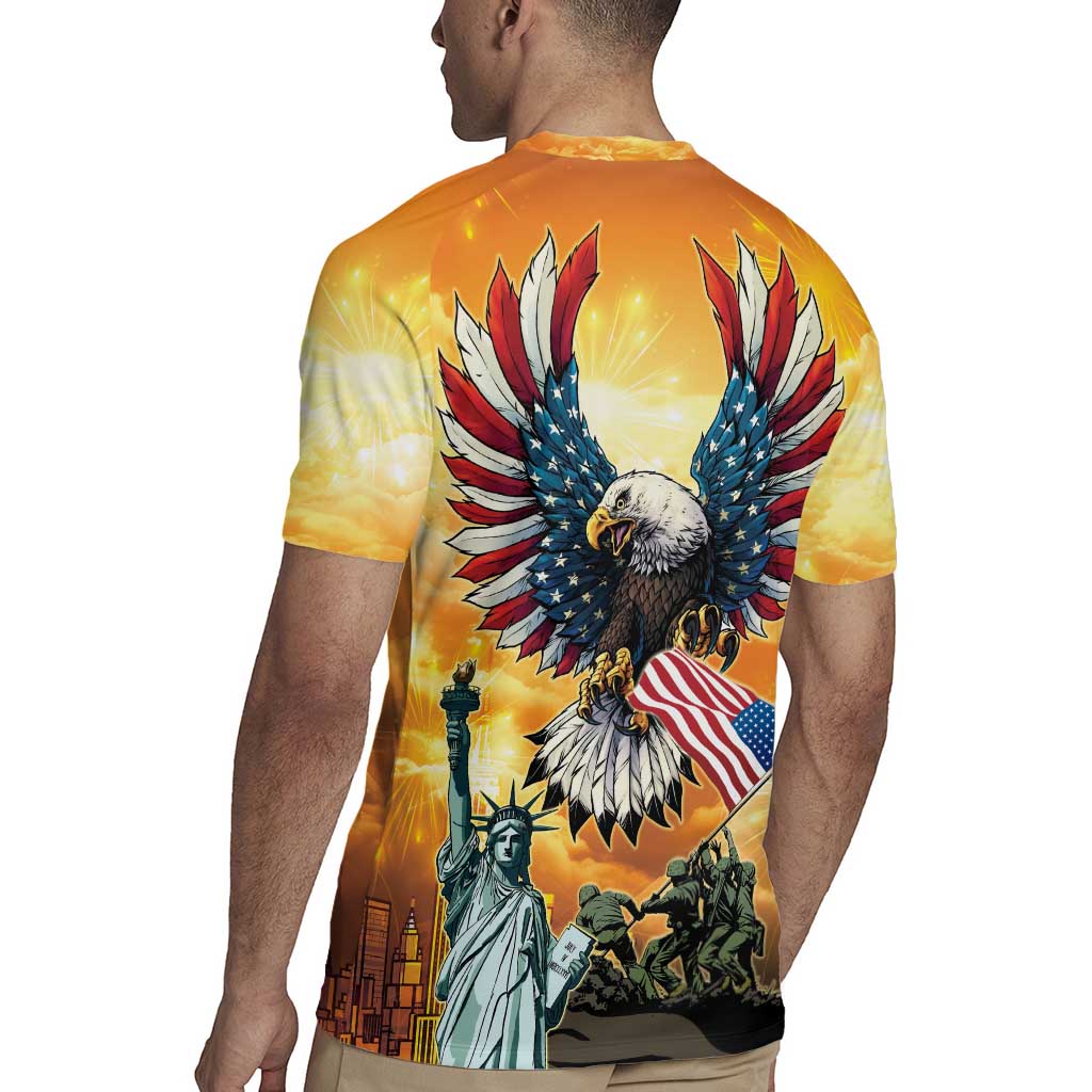 United States Fourth Of July Rugby Jersey Happy Independence Day