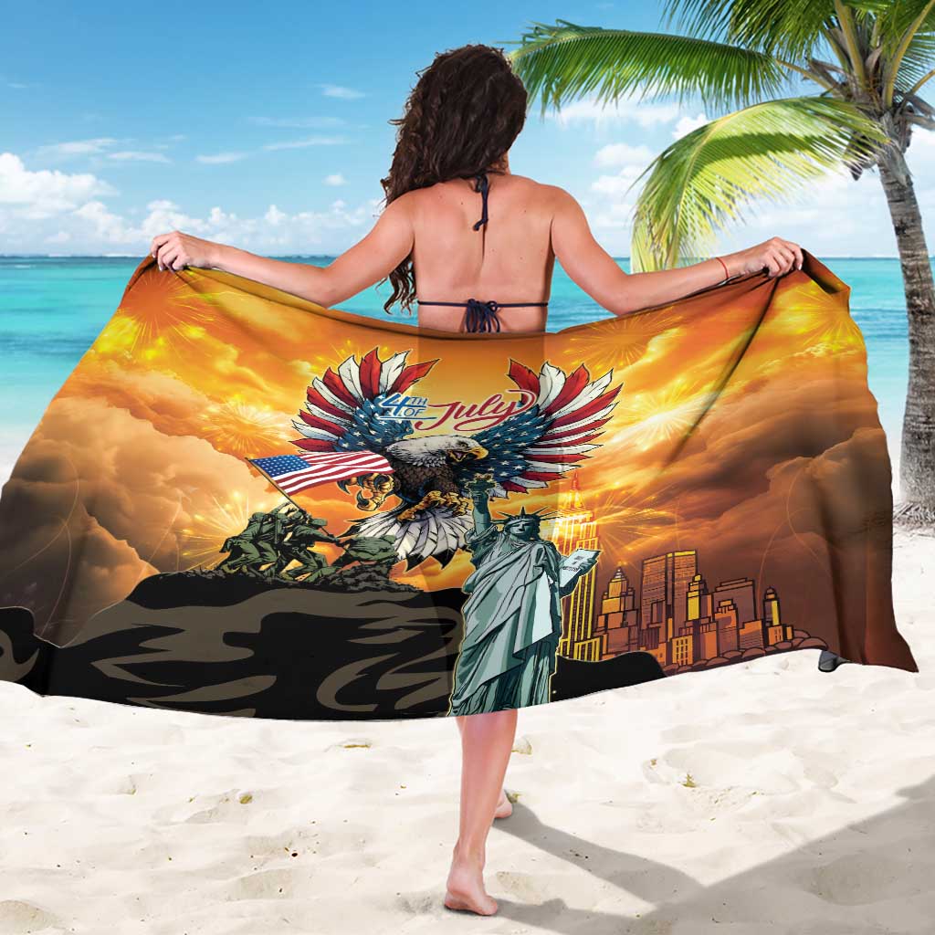 United States Fourth Of July Sarong Happy Independence Day