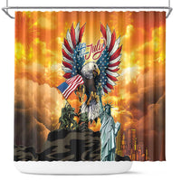 United States Fourth Of July Shower Curtain Happy Independence Day