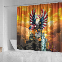 United States Fourth Of July Shower Curtain Happy Independence Day