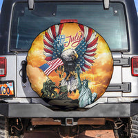 United States Fourth Of July Spare Tire Cover Happy Independence Day