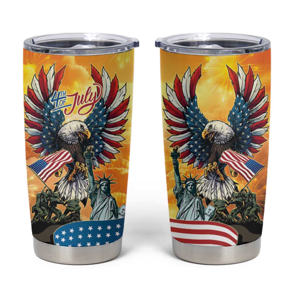 United States Fourth Of July Tumbler Cup Happy Independence Day