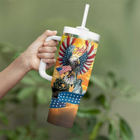 United States Fourth Of July Tumbler With Handle Happy Independence Day