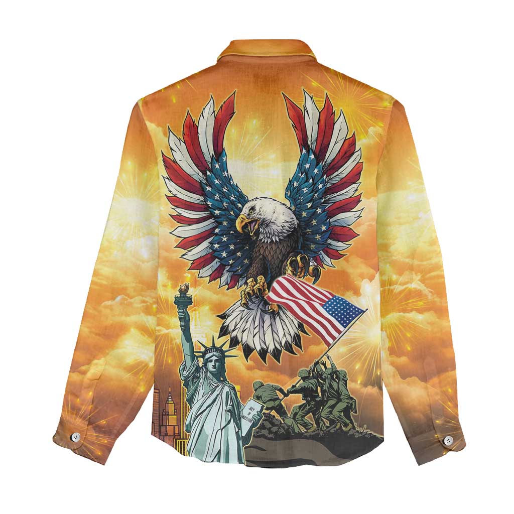United States Fourth Of July Women Casual Shirt Happy Independence Day