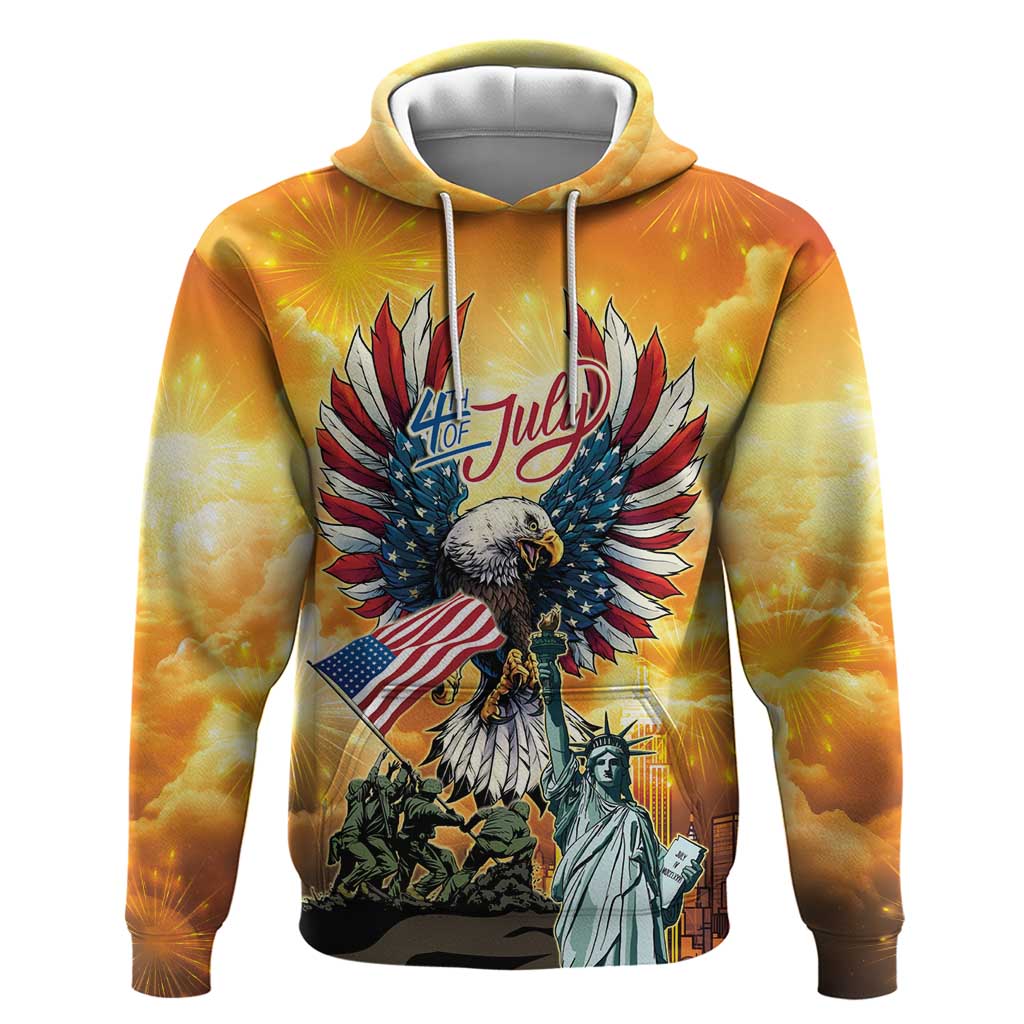United States Fourth Of July Zip Hoodie Happy Independence Day