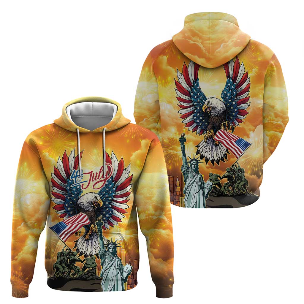 United States Fourth Of July Zip Hoodie Happy Independence Day