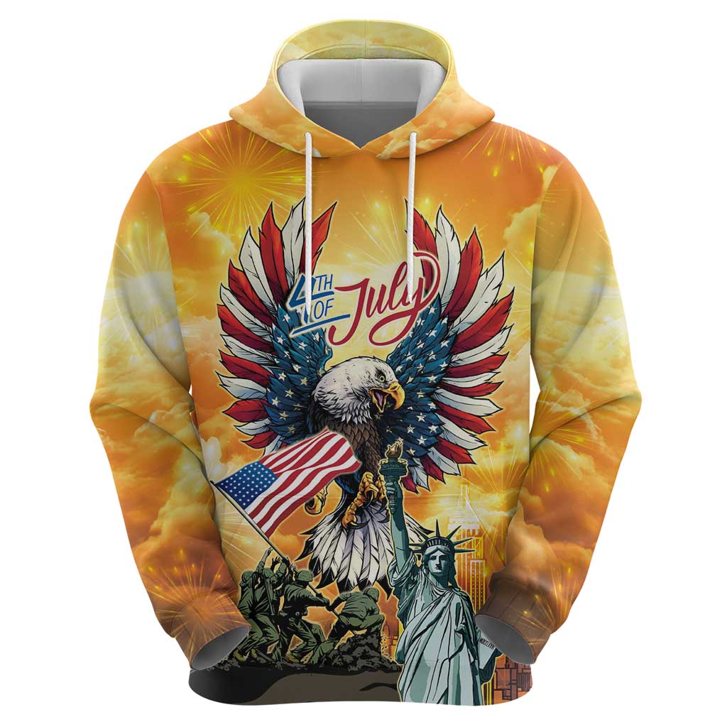 United States Fourth Of July Zip Hoodie Happy Independence Day