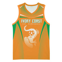 Custom Ivory Coast Football 2026 Basketball Jersey Go Les Elephants