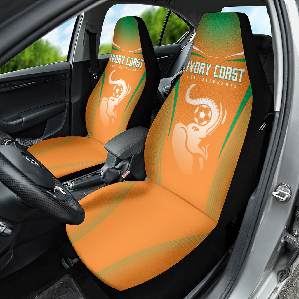 Ivory Coast Football 2026 Car Seat Cover Go Les Elephants
