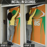 Custom Ivory Coast Football 2026 Door Cover Go Les Elephants