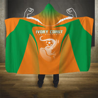 Ivory Coast Football 2026 Hooded Blanket Go Les Elephants