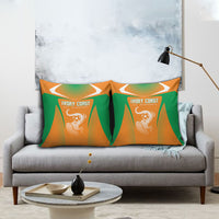 Ivory Coast Football 2026 Pillow Cover Go Les Elephants