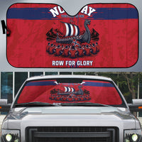 Norge Football 2026 Auto Sun Shade Row For Glory