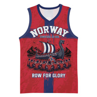 Custom Norge Football 2026 Basketball Jersey Row For Glory