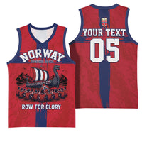 Custom Norge Football 2026 Basketball Jersey Row For Glory