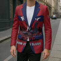 Custom Norge Football 2026 Blazer Row For Glory