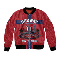 Custom Norge Football 2026 Bomber Jacket Row For Glory