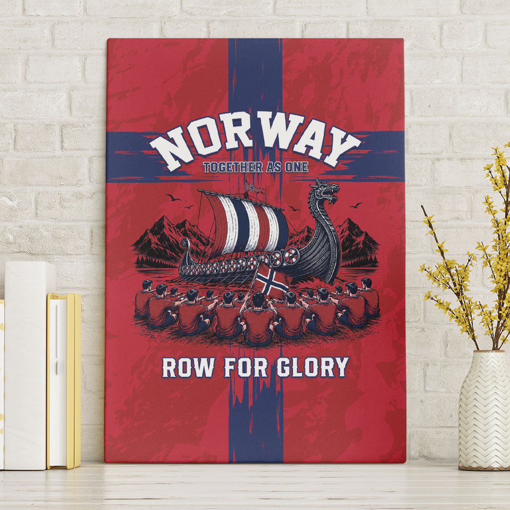 Norge Football 2026 Canvas Wall Art Row For Glory