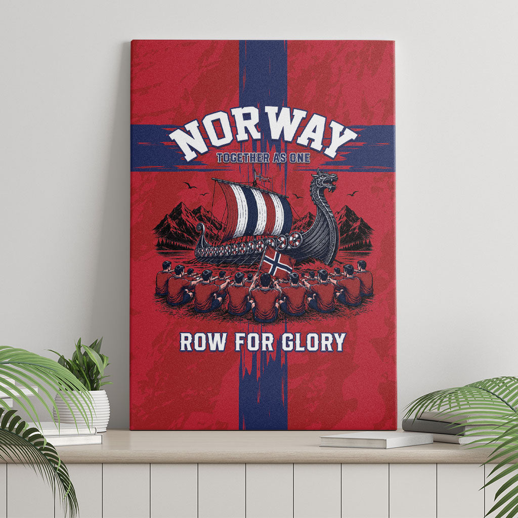 Norge Football 2026 Canvas Wall Art Row For Glory
