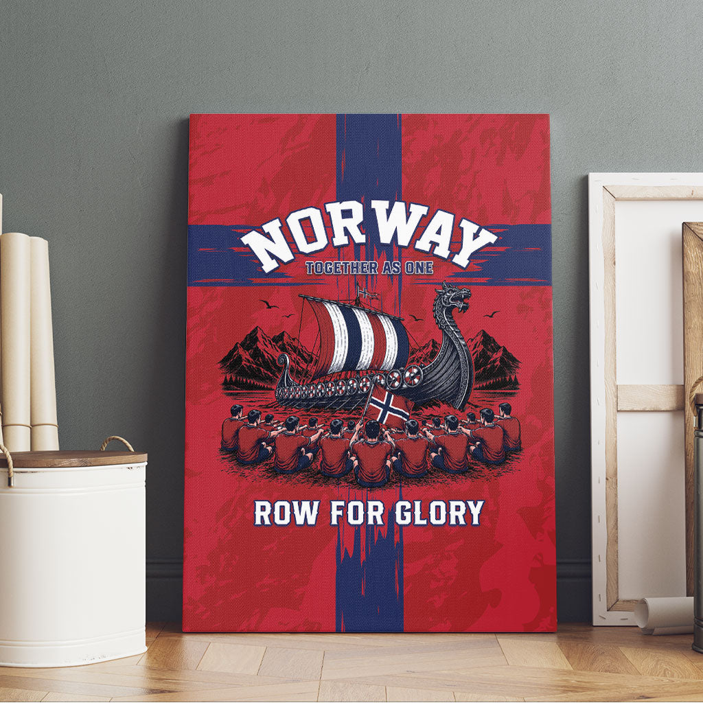 Norge Football 2026 Canvas Wall Art Row For Glory