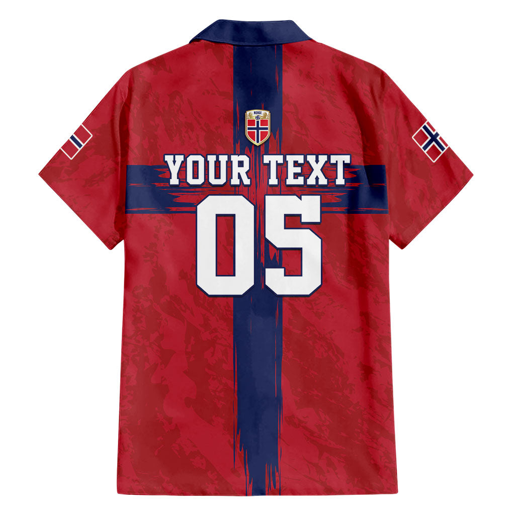 Custom Norge Football 2026 Hawaiian Shirt Row For Glory