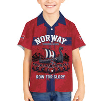 Custom Norge Football 2026 Hawaiian Shirt Row For Glory