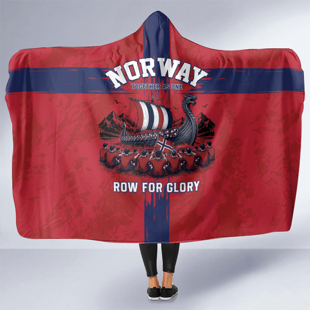 Norge Football 2026 Hooded Blanket Row For Glory