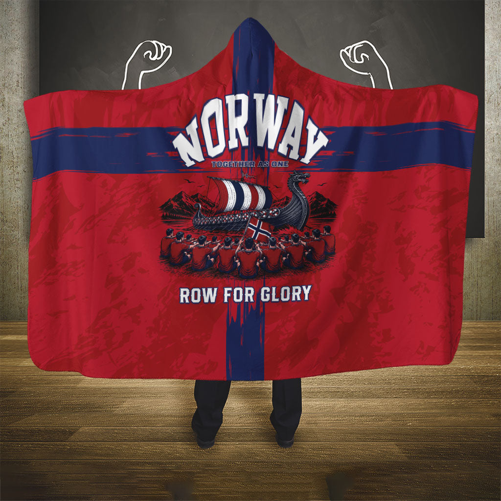 Norge Football 2026 Hooded Blanket Row For Glory