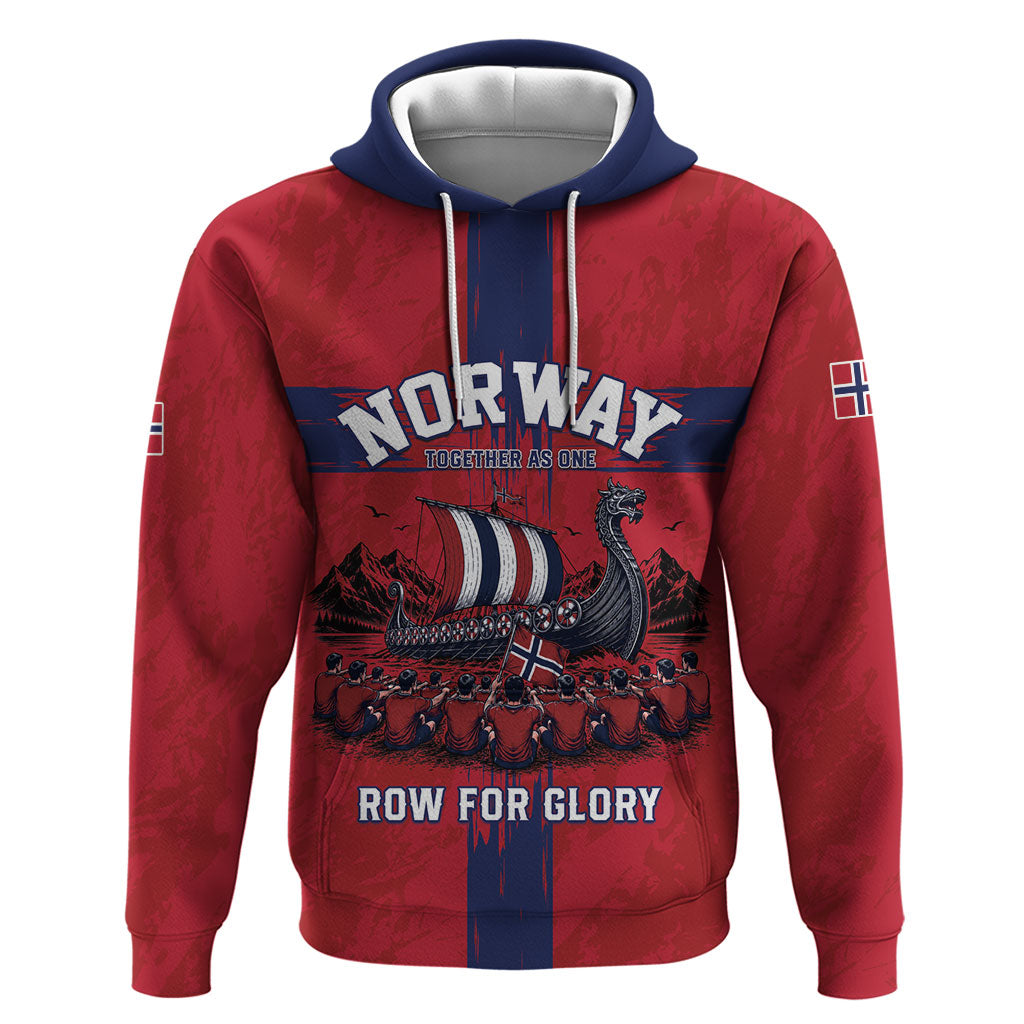 Custom Norge Football 2026 Hoodie Row For Glory