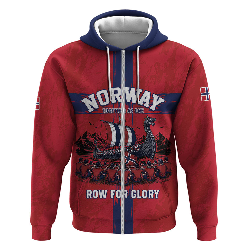 Custom Norge Football 2026 Hoodie Row For Glory