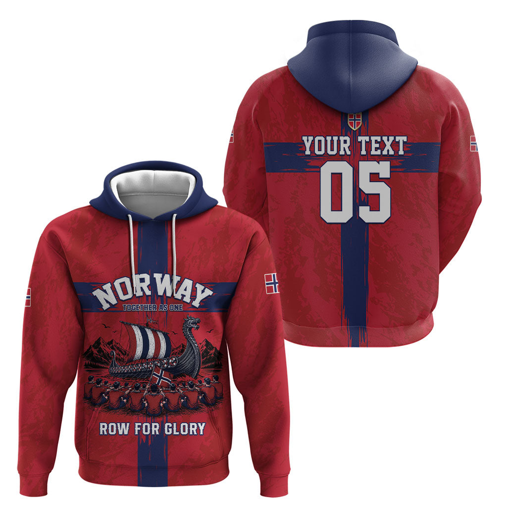 Custom Norge Football 2026 Hoodie Row For Glory