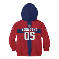 Custom Norge Football 2026 Kid Hoodie Row For Glory