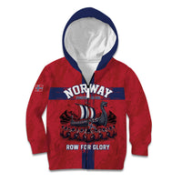 Custom Norge Football 2026 Kid Hoodie Row For Glory