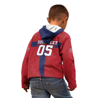 Custom Norge Football 2026 Kid Hoodie Row For Glory