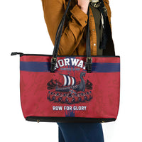 Norge Football 2026 Leather Tote Bag Row For Glory