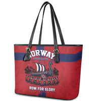 Norge Football 2026 Leather Tote Bag Row For Glory