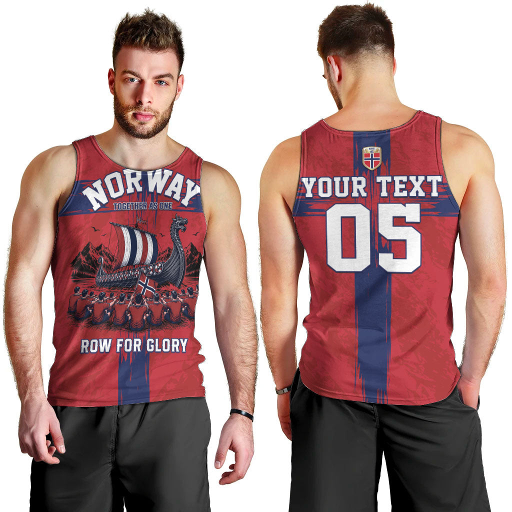 Custom Norge Football 2026 Men Tank Top Row For Glory