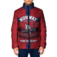 Custom Norge Football 2026 Padded Jacket Row For Glory