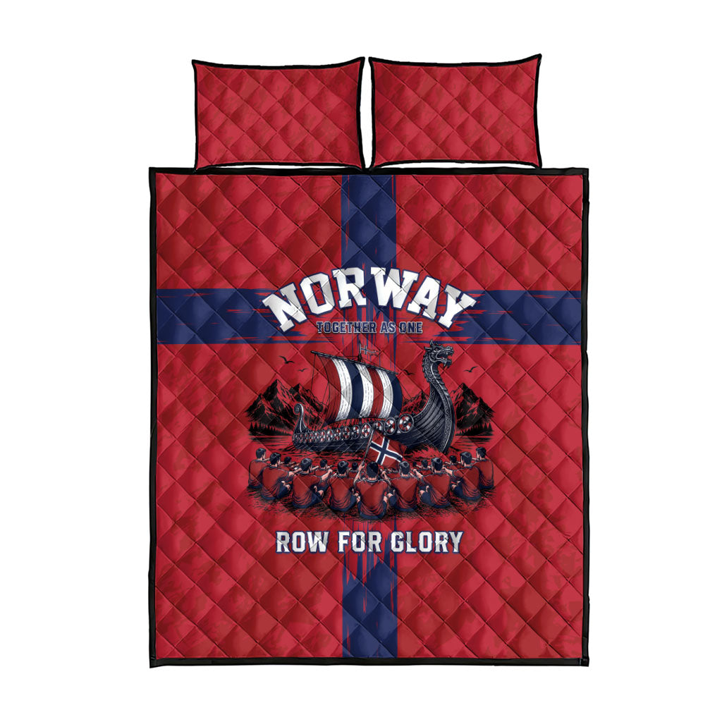 Norge Football 2026 Quilt Bed Set Row For Glory